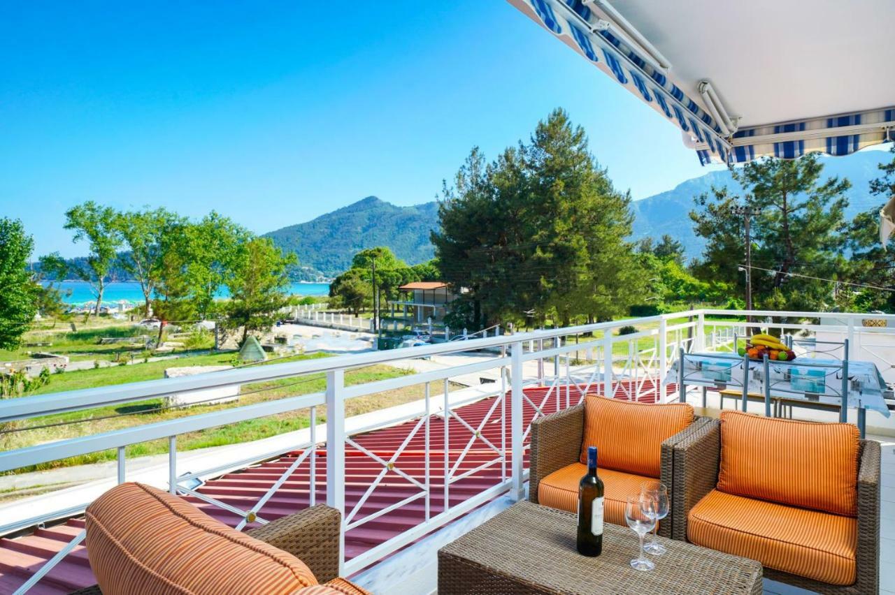 L&K Apartment Golden Beach Chrysi Ammoudia Buitenkant foto